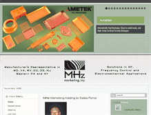 Tablet Screenshot of mhzmarketing.com